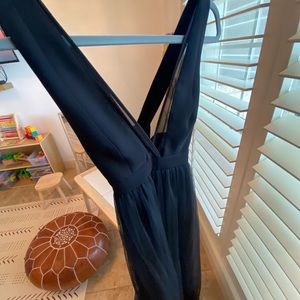 Low Cut Black Tulle Dress BCBGeneration